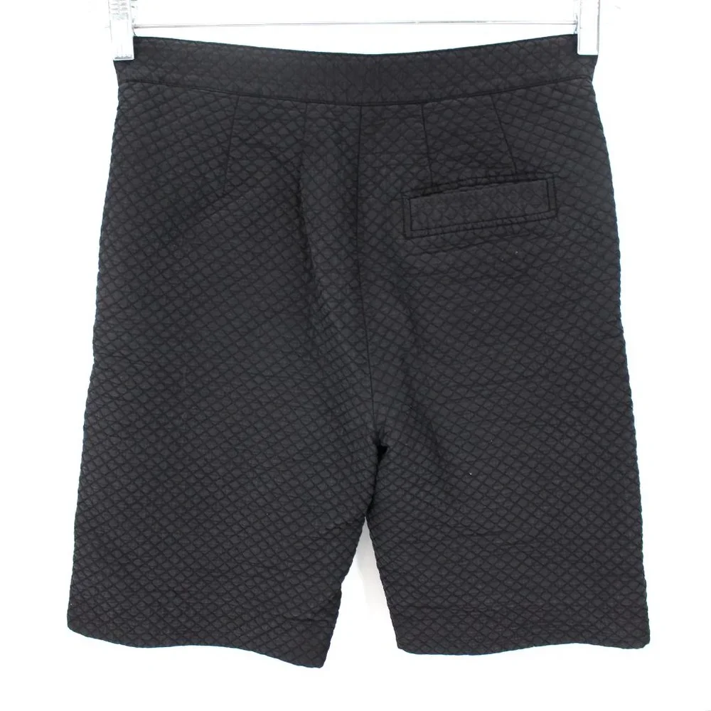 Christian Dior Black Cannage Diamond Stitch Quilted Bermuda Boy Shorts Size 40 - Picture 7 of 10